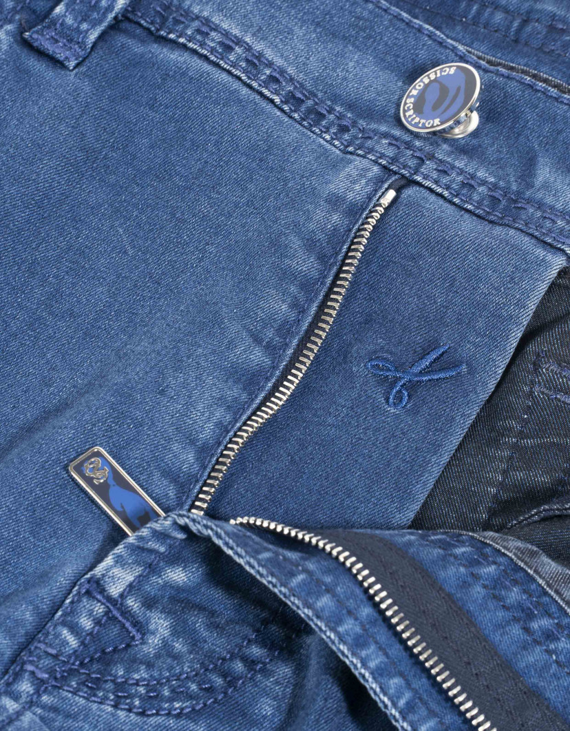 Scissor Scriptor  Regular-Fit Straight-Leg Jeans image